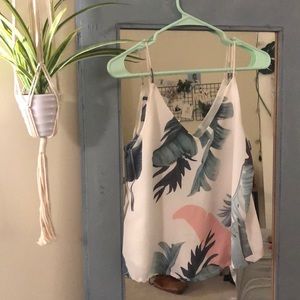 Tropical tank top